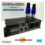 DMX 512 Controller Decoder 4 x 4A | LED RGB & RGBW Controller